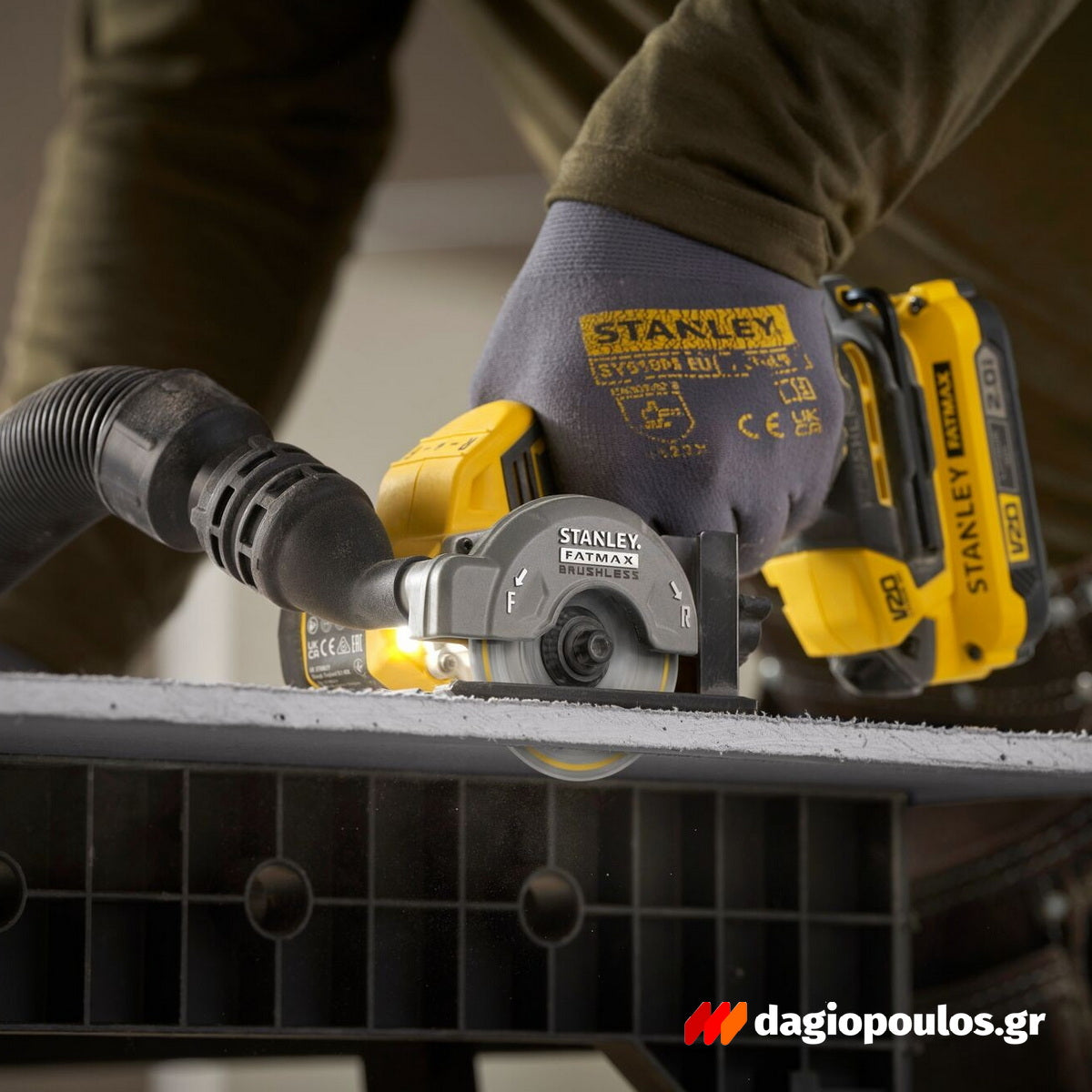 Stanley SFMCM300B-XJ Fatmax V20 Brushless Τροχός Μινι Εργαλείο Κοπής Μπαταρίας 76mm 18V Li-Ion SOLO
