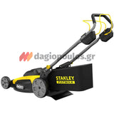 Stanley SFMCMWS251B-XJ V20 Brushless Χλοοκοπτική Μηχανή Γκαζόν Μπαταρίας 36V Li-Ion SOLO
