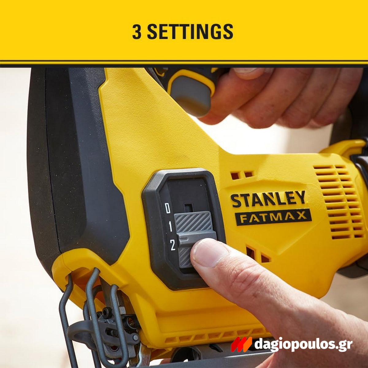 Stanley SFMCS600M2K-QW V20 Σέγα Μπαταρίας 18V Li-Ion Με 2 Μπαταρίες 4.0Ah & Βαλίτσα