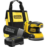 Stanley SFMCW220D1S-QW V20 Έκκεντρο Περιστροφικό Τριβείο Μπαταρίας 18V Li-Ion 125mm Με Μπαταρία 2.0Ah & Τσάντα
