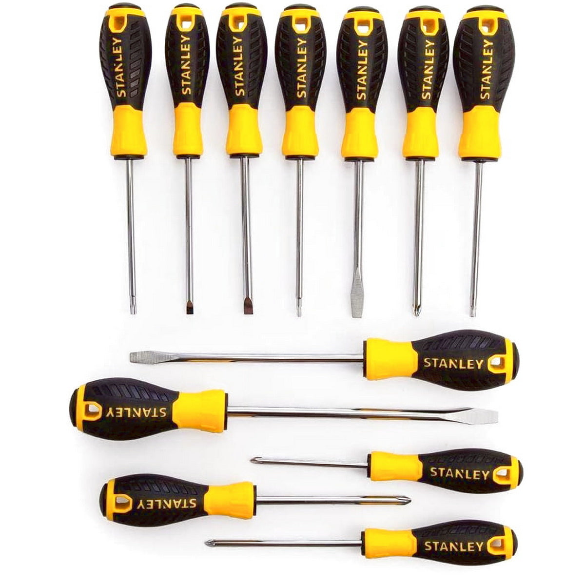 Stanley STHT0-60212 Essential Cushion Grip Συλλογή Κατσαβίδια Σετ 10 Τεμ