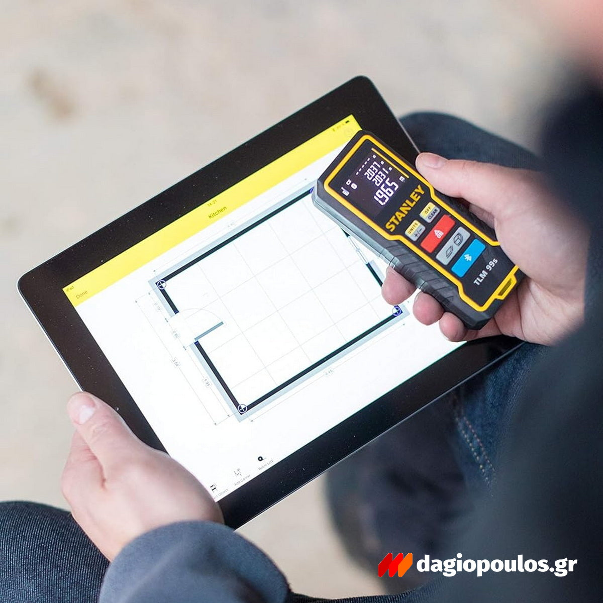 Stanley STHT1-77343 TLM99S Μετρητής Αποστάσεων Laser Bluetooth 30mtr