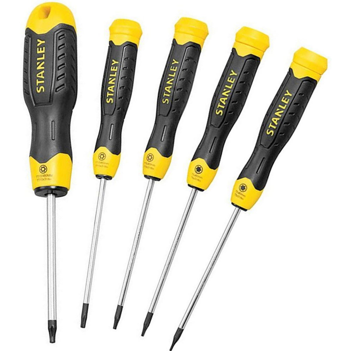 Stanley STHT2-65155 Essential Cushion Grip Συλλογή Κατσαβίδια Torx Σετ 5 Τεμ