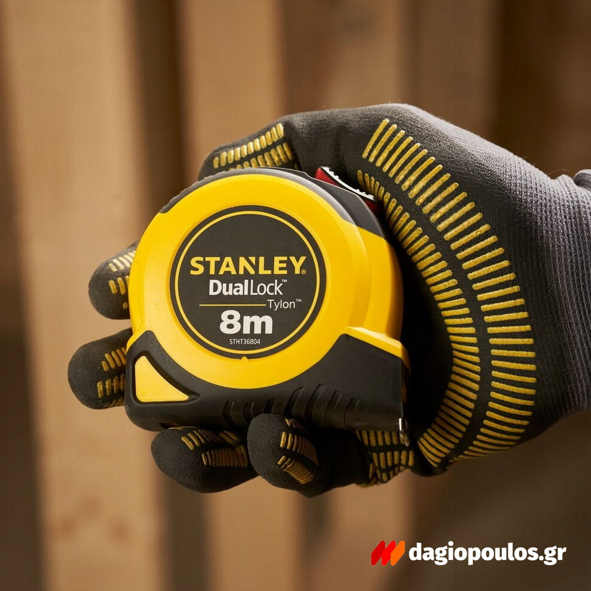 Stanley STHT36804-0 Dual Lock Tylon Μετροτανία 8mtr x 25mm