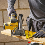 Stanley STHT46012-0 Fatmax QUICKSQUARE® Επαγγελματικός Χάρακας - Τρίγωνο - Γωνιόμετρο Μέτρησης & Σχεδιασμού ABS 180mm Διπλής Κλίμακας