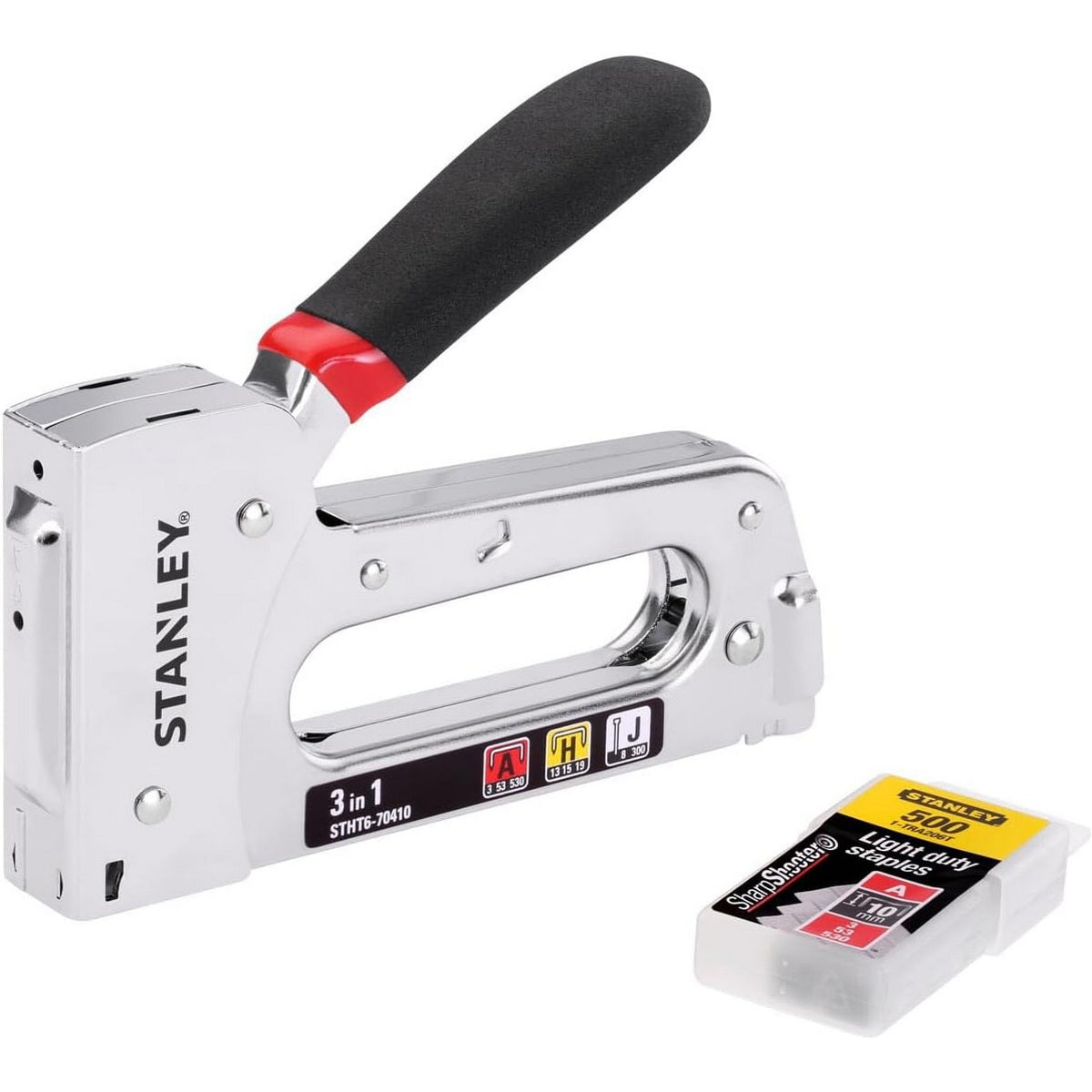 Stanley STHT6-70410 Επαγγελματικό Συρραπτικό - Καρφωτικό Χειρός 2 σε 1 Για Δίχαλα & Βελονάκια