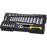 Stanley STMT1-74174 Συλλογή Μανέλα Καστάνιας Καρυδάκια Μύτες 3/8" Σετ 36 Τεμ