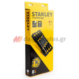 Stanley STMT1-74181 Essential Cushion Grip Συλλογή Κατσαβίδια Σετ 8 Τεμ Σε Θήκη Trans-Module