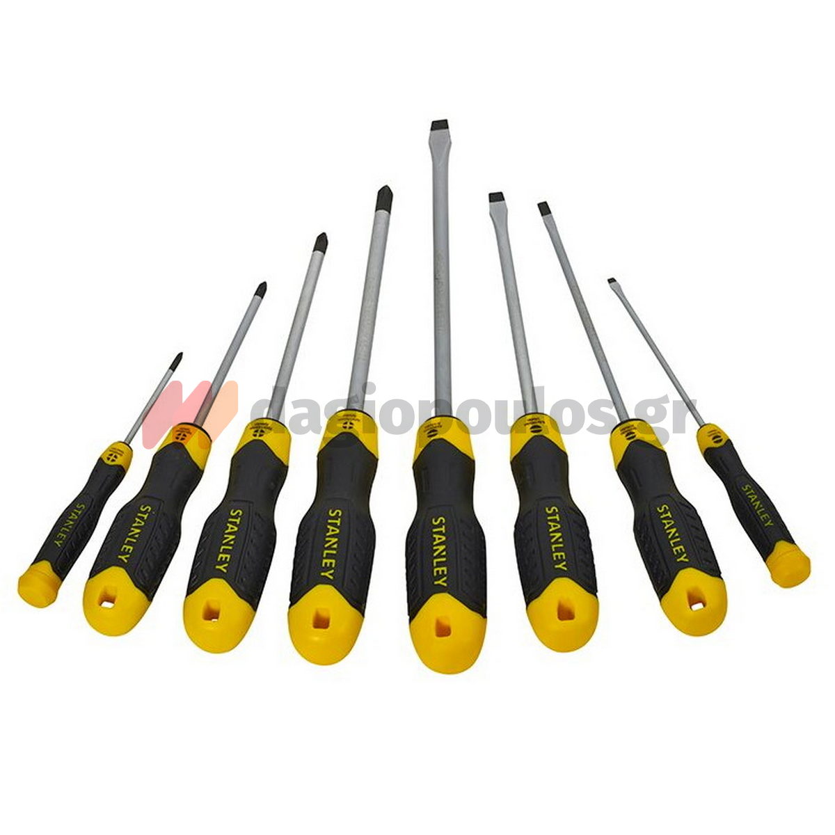 Stanley STMT1-74181 Essential Cushion Grip Συλλογή Κατσαβίδια Σετ 8 Τεμ Σε Θήκη Trans-Module