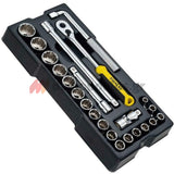 Stanley STMT1-74726 Συλλογή Μανέλα Καστάνιας Καρυδάκια 1/2" Σετ 23 Τεμ Σε Θήκη Trans-Module