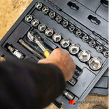 Stanley STMT82830-1 Συλλογή Καρυδάκια Μανέλες 1/2" Σετ 24 Τεμ & Βαλίτσα