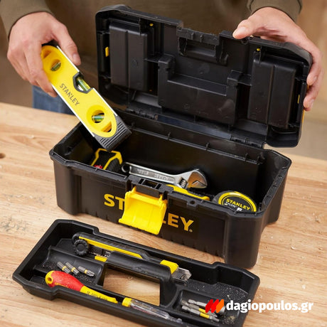 Stanley STST1-75514 Essential Εργαλειοθήκη Με Πλαστικά Κουμπώματα 12"