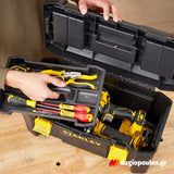Stanley STST1-75517 Essential Εργαλειοθήκη Με Πλαστικά Κουμπώματα 16" 8Ltr