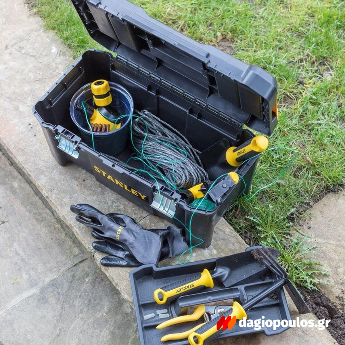 Stanley STST1-75520 Essential Εργαλειοθήκη Με Πλαστικά Κουμπώματα 19" 16.5Ltr