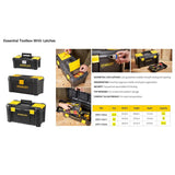 Stanley STST1-75517 Essential Εργαλειοθήκη Με Πλαστικά Κουμπώματα 16" 8Ltr