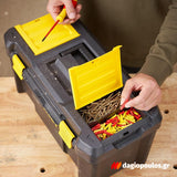 Stanley STST1-75520 Essential Εργαλειοθήκη Με Πλαστικά Κουμπώματα 19" 16.5Ltr