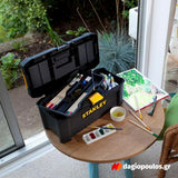 Stanley STST1-75517 Essential Εργαλειοθήκη Με Πλαστικά Κουμπώματα 16" 8Ltr