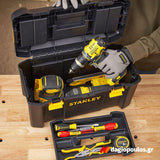Stanley STST1-75520 Essential Εργαλειοθήκη Με Πλαστικά Κουμπώματα 19" 16.5Ltr