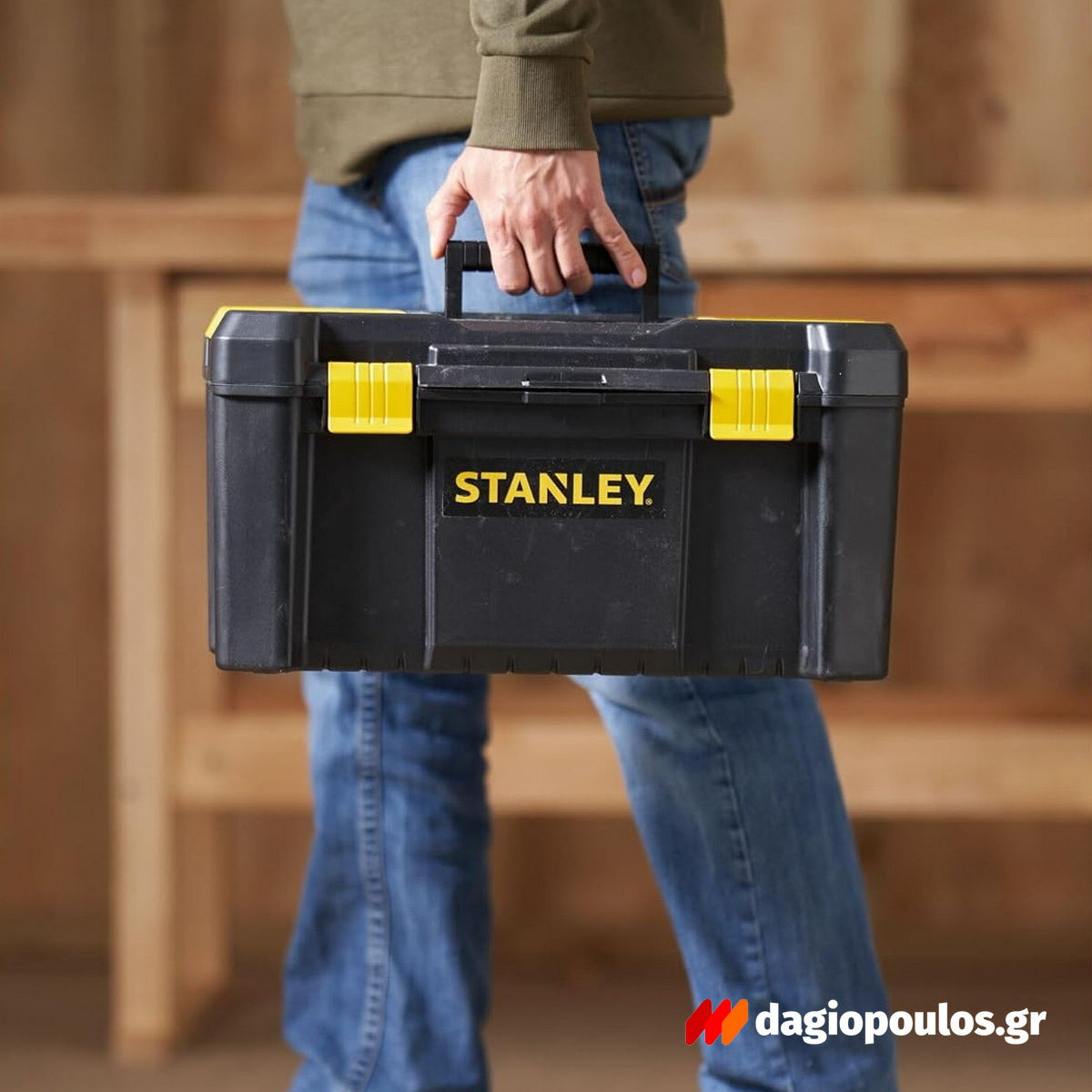 Stanley STST1-75520 Essential Εργαλειοθήκη Με Πλαστικά Κουμπώματα 19" 16.5Ltr
