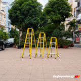 Stanley SXLDFG-003 Επαγγελματική Σκάλα Fiberglass Ηλεκτρολόγων 3 Σκαλιών 116cm