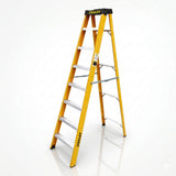 Stanley SXLDFG-007 Επαγγελματική Σκάλα Fiberglass Ηλεκτρολόγων 7 Σκαλιών 230cm