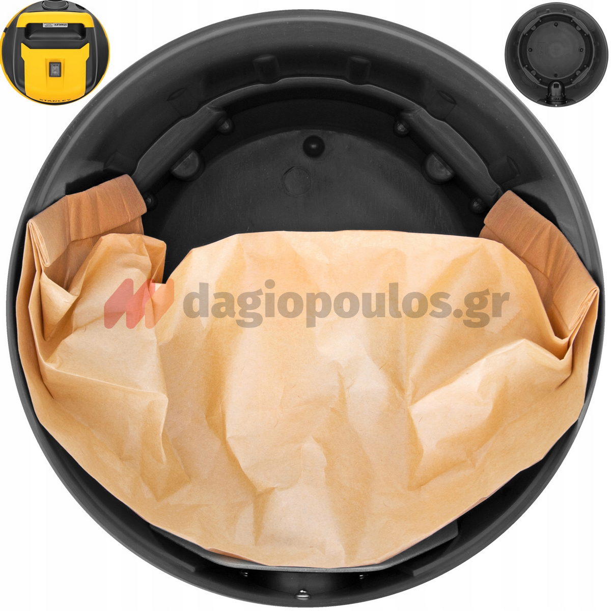 Stanley SXVC20PE Επαγγελματική Ηλεκτρική Σκούπα Υγρών / Στερεών 1200W Με Δοχείο 20Ltr