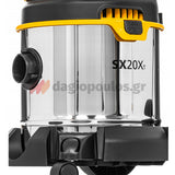 Stanley SXVC20XTE Επαγγελματική Ηλεκτρική Σκούπα Υγρών / Στερεών 1400W Με Δοχείο 20Ltr