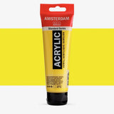 Amsterdam Talens Acrylic Χρώμα Ακρυλικό Ζωγραφικής 272 Transparent Yellow Medium 120ml