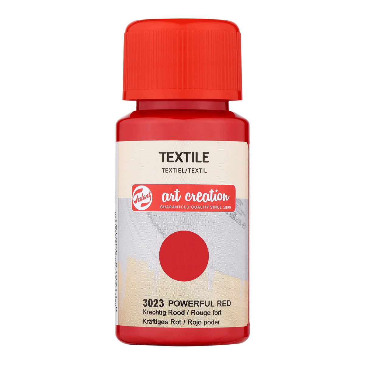 Talens Art Creation Textile Χρώμα Για Υφάσματα 3023 Powerful red 50ml