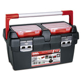 Tayg 168000 N.600Ε Εργαλειοθήκη Κλειστή Με Εταζιέρα & Ταμπακιέρα - Λαβή Αλουμινίου 23.6" 37Lt