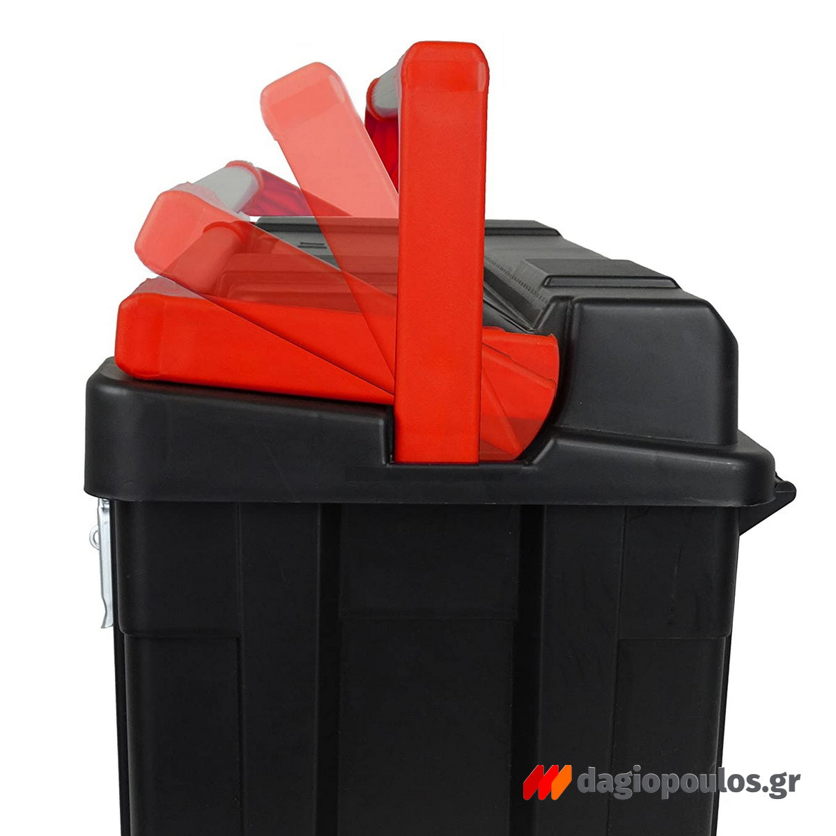 Tayg 168000 N.600Ε Εργαλειοθήκη Κλειστή Με Εταζιέρα & Ταμπακιέρα - Λαβή Αλουμινίου 23.6" 37Lt