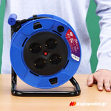 Tayg 777608 IP20 Μπαλαντέζα Ρεύματος Σε Καρούλι Με Καλώδιο HO5VV-F 3x2,5 x 50mtr