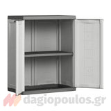 Keter Jolly Base Ντουλάπα Χαμηλή Με 1 Ράφι Γκρι Ανοικτό