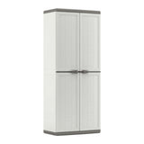 Keter Jolly Tall Ντουλάπα Ψηλή Με 3 Ράφια Γκρι Ανοικτό