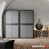 Terry Qblack 2900 Jumbo Ντουλάπα Πλαστική Δίφυλλη Με 3 Ράφια Ιταλίας Μεγάλου Πλάτους Ιταλίας
