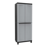 Terry Twist Black 2680 Ντουλάπα Πλαστική Δίφυλλη Με 3 Ράφια Ιταλίας