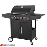 Thermogatz GS GRILL LUX CAST IRON BBQ Ψησταριά Υγραερίου 3+1 Εστιών 11.5kW