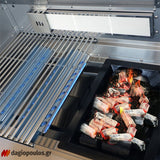 Thermogatz SEMI-PROF TGH-BI-B4-G BBQ Ψησταριά Υγραερίου 4+1 Εστιών 19.3kW