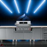Thermogatz SEMI-PROF TGH-BI-B4-G BBQ Ψησταριά Υγραερίου 4+1 Εστιών 19.3kW