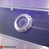 Thermogatz SEMI-PROF TGH-BI-B8B-G BBQ Ψησταριά Υγραερίου 6+1 Εστιών 26.7kW