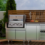 Thermogatz SEMI-PROF TGH-BI-M61 BBQ Ψησταριά Υγραερίου 4+1 Εστιών 17.5kW