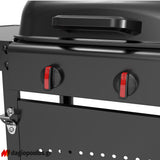 Thermogatz GS GRILL 2 + PLANCHA BBQ Ψησταριά Υγραερίου 2 Εστιών & Πλάκας 8kW
