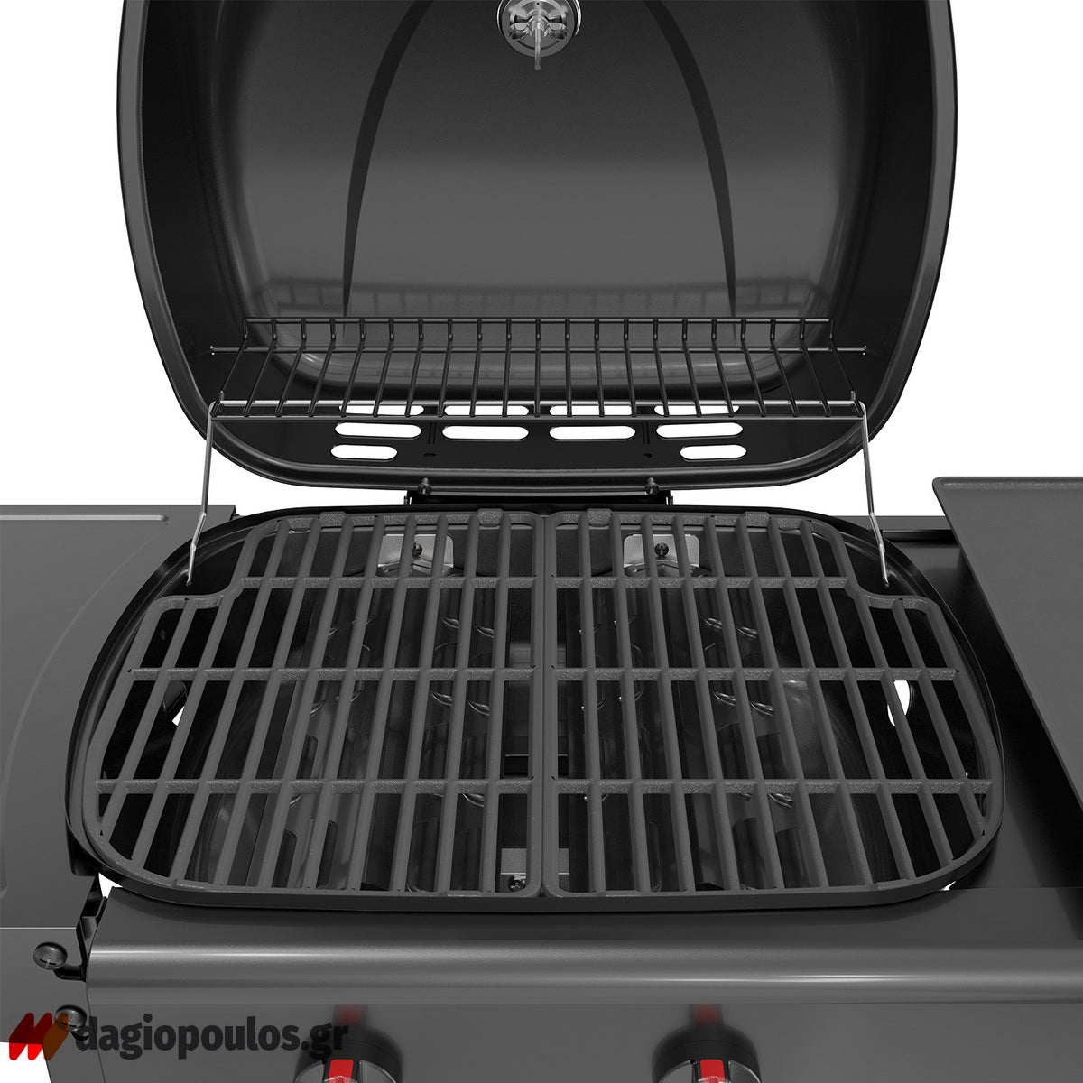 Thermogatz GS GRILL 2 + PLANCHA BBQ Ψησταριά Υγραερίου 2 Εστιών & Πλάκας 8kW
