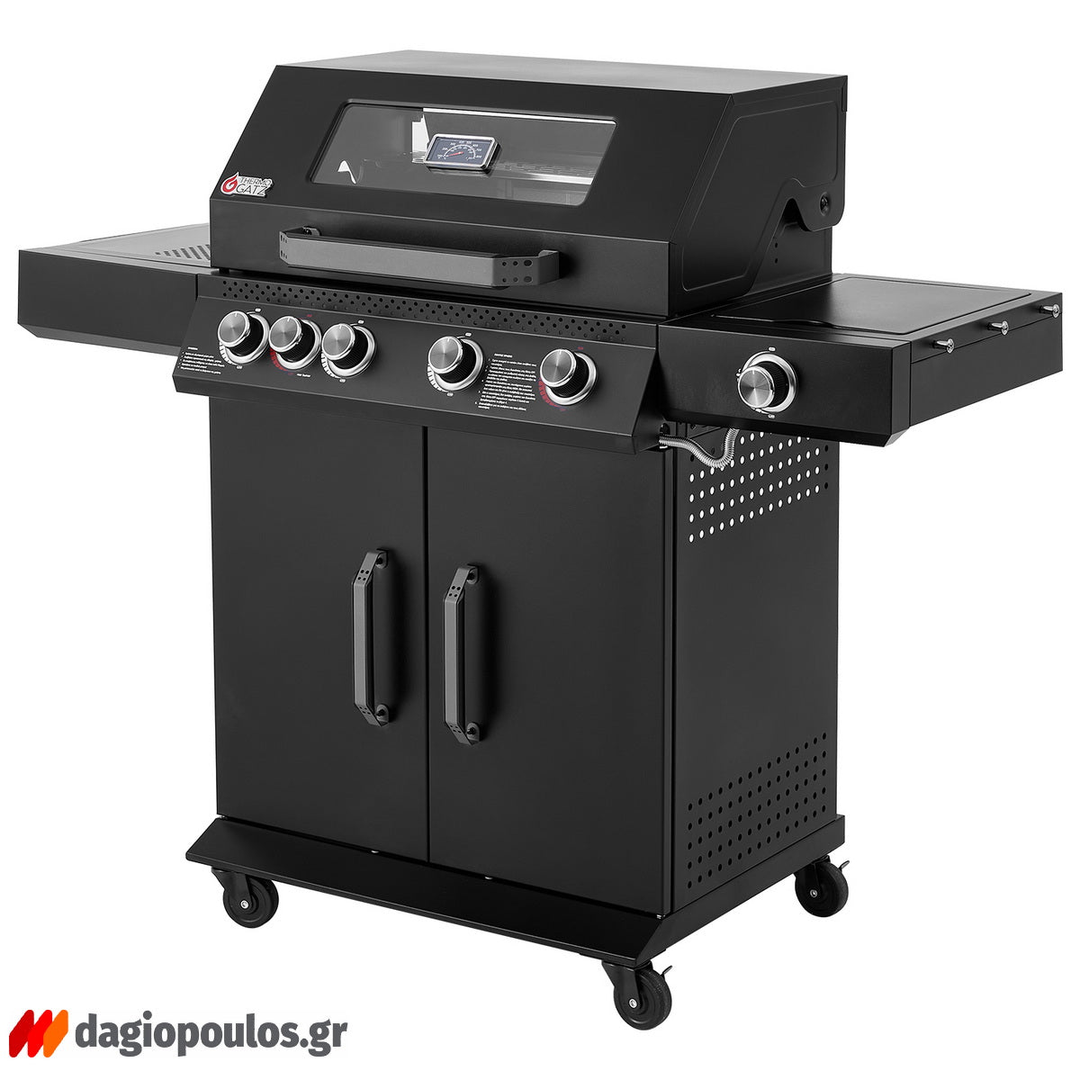 Thermogatz GS GRILL ABYSS VIEW BBQ Ψησταριά Υγραερίου 4+1+1 Εστιών 19kW