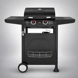 Thermogatz GS GRILL LITE 2 — BBQ ΥΓΡΑΕΡΙΟΥ GS GRILL LITE 2 - 6kW, σε γκρι φόντο με φυσική σκιά