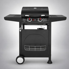 Thermogatz GS GRILL LITE 2 — BBQ ΥΓΡΑΕΡΙΟΥ GS GRILL LITE 2 - 6kW, σε γκρι φόντο με φυσική σκιά