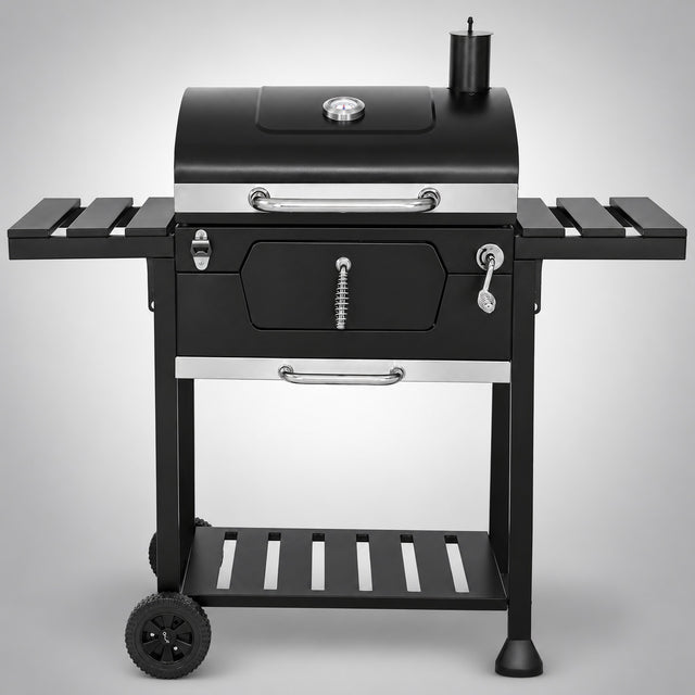 Thermogatz KRV 1824 — BBQ ΚΑΡΒΟΥΝΟΥ KRV 1824, σε γκρι φόντο με φυσική σκιά