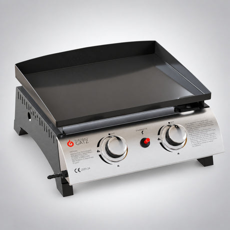 Thermogatz PLANCHA TGPL-EN 52 — GRILL ΥΓΡΑΕΡΙΟΥ PLANCHA TGPL-EN 52, σε γκρι φόντο με φυσική σκιά
