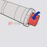 Unior 615487 Επαγγελματικό Δυναμόκλειδο Μακρύ 1/2" 465mm 28-210Νm