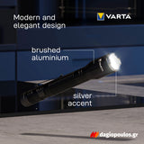 Varta Aluminium Light F10 Pro Φακός Χειρός Led 175 Lumens